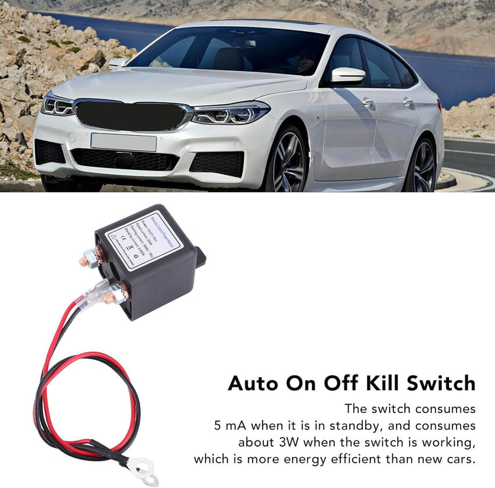 Fernbatterie-Trennschalter, DC12V 120A/200A Anti-Diebstahl-Upgrade-Kill-Schalter für Auto mit Dual-F