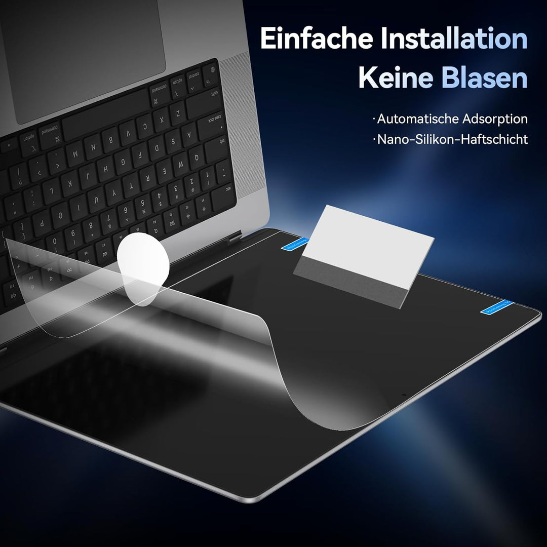 Protescreen 360° Laptop Sichtschutz 13.3 Zoll, Anti Blaulicht Blendschutz Displayschutz, 4 Wege Blic