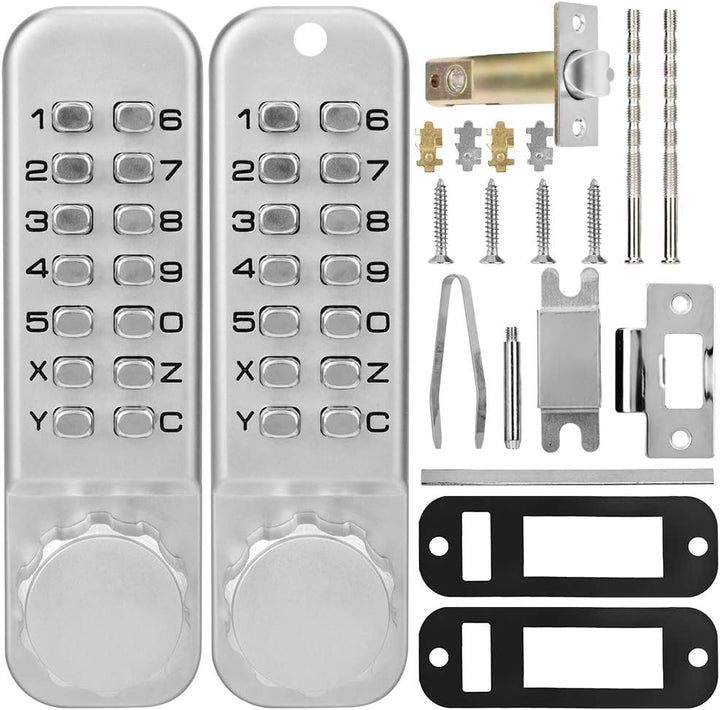 Mechanisches Code-Schloss, Tür-Passwort-Sicherheitsschloss mit mechanischer Tastatur, witterungsbest