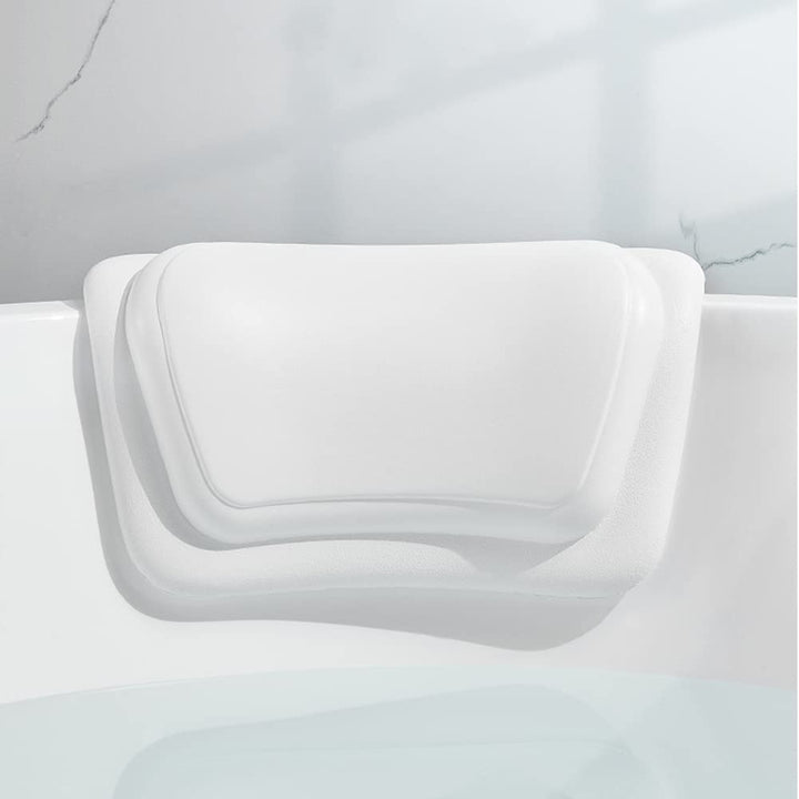 Lonkenn Badewannenkissen, Ergonomisches Badekissen, Stylisch PU-Badekissen mit Saugnäpfen, wasserdic