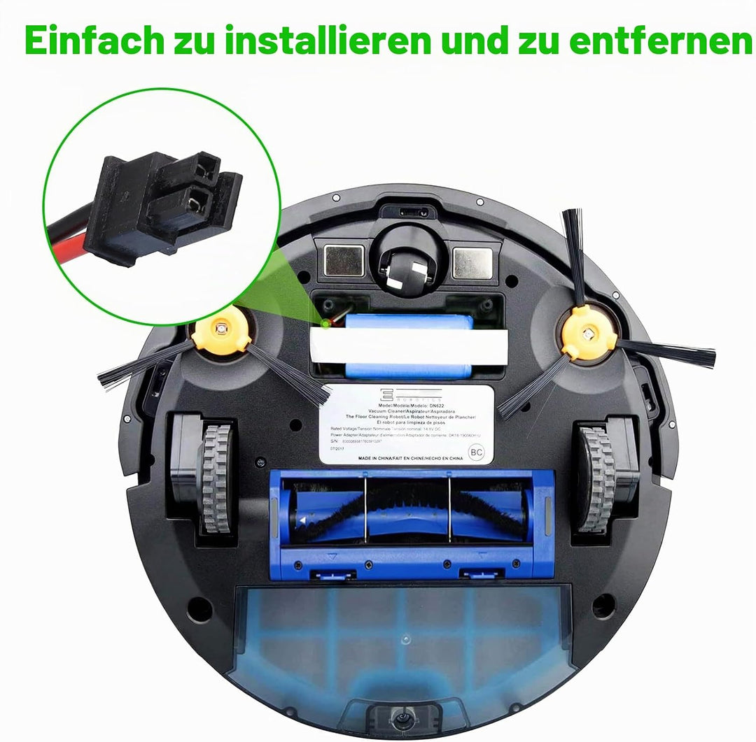 3400mAh Ersatzakku Kompatibel mit Tikom G8000 PRO Roboterstaubsauger Akku für Tikom G8000 PRO