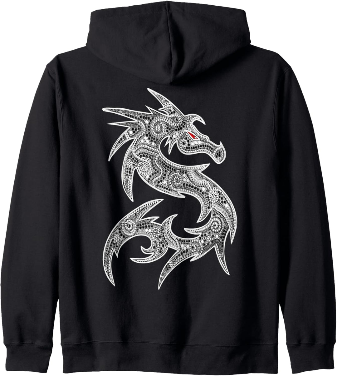 FANTASY DRAGON - dot painting art 1 - Fan Fun Kapuzenjacke