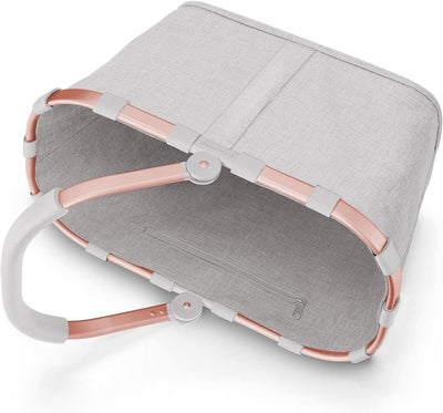 reisenthel carrybag twist sky rose– Stabiler Einkaufskorb mit viel Stauraum und praktischer Innentas