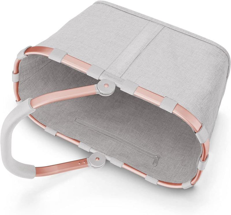 reisenthel carrybag twist sky rose– Stabiler Einkaufskorb mit viel Stauraum und praktischer Innentas