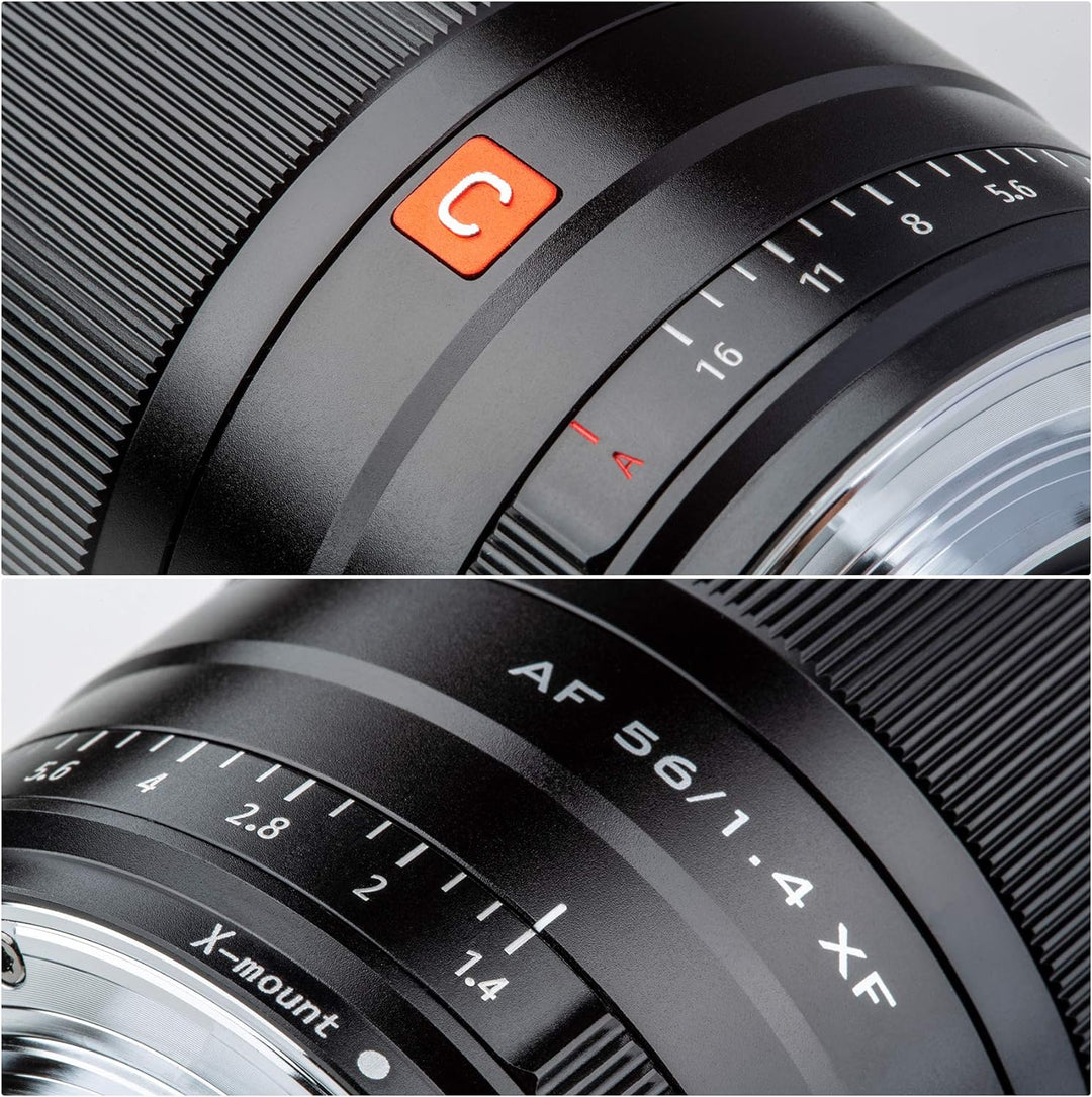 VILTROX AF 56mm f1.4 XF Prime Objektiv für Fuji X Mount X-E3 X-PRO3 X-A7 X-T4 X-T30 X-T200,(Festbren