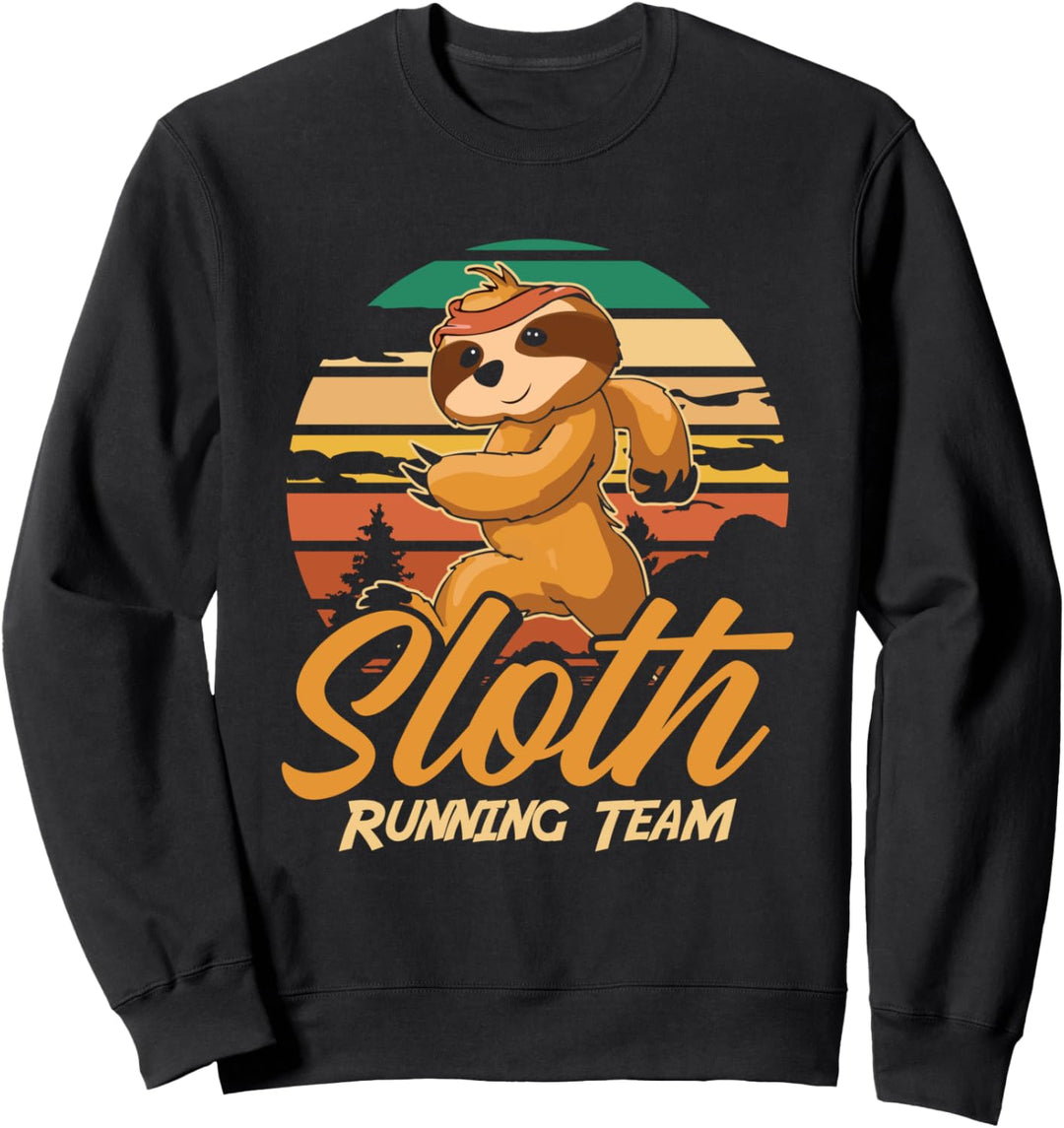 Retro Faultier Niedlich Tier Faulheit - Vintage Faultier Sweatshirt