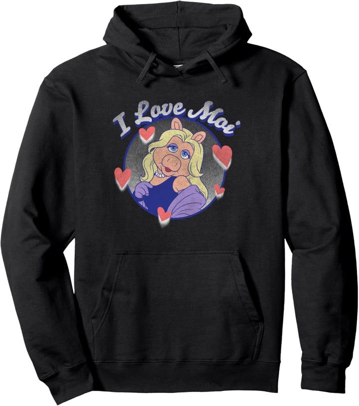 Disney The Muppets Valentinstag Miss Piggy I Love Moi Pullover Hoodie