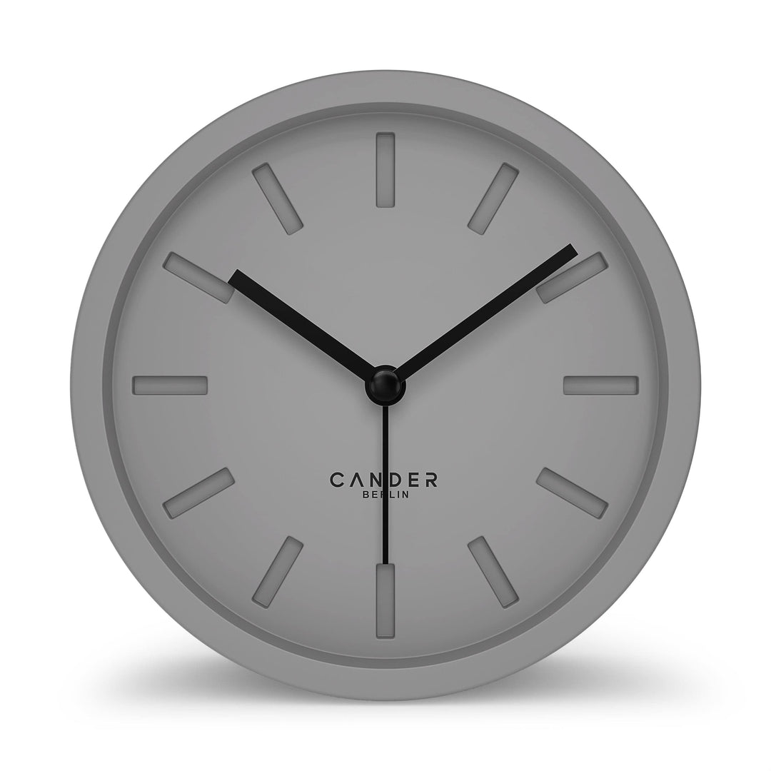 Cander Berlin MNU 2512 K Wecker lautlos ohne Ticken 12 cm analog batteriebetrieben ohne Tickgeräusch