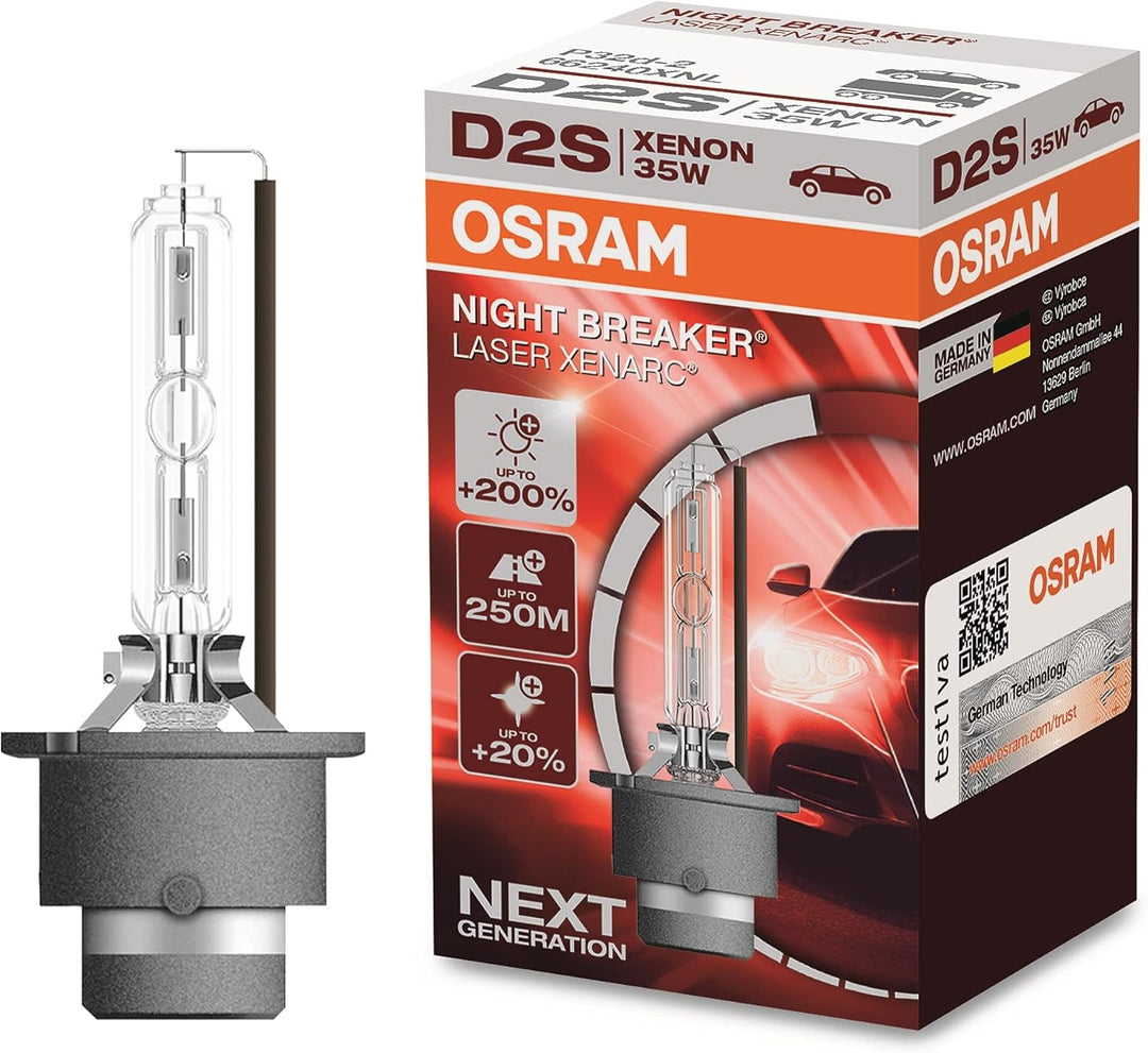 Osram XENARC® NIGHT BREAKER® LASER D2S D2S Single Blister, D2S Single Blister