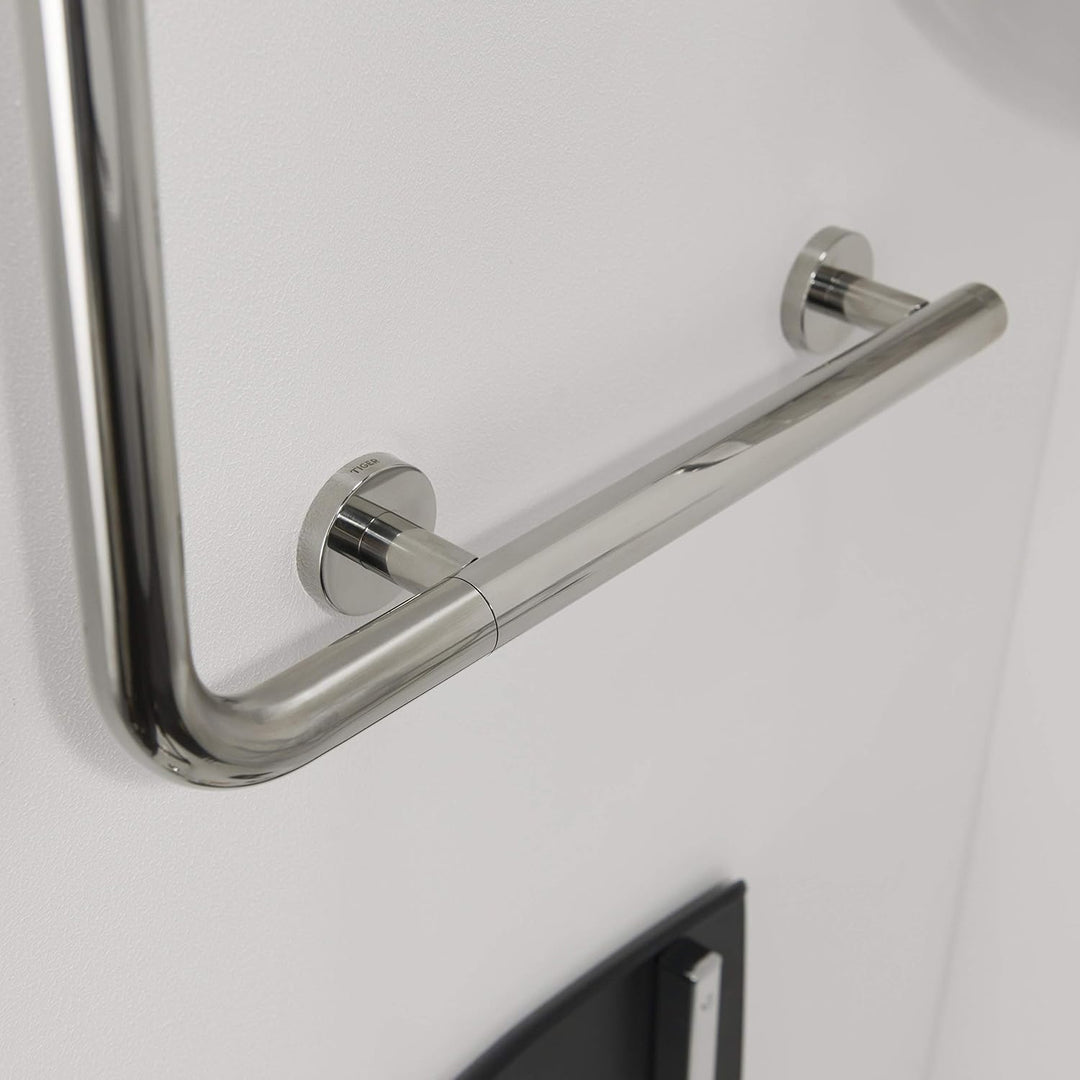 Tiger 298320346 Boston Haltegriff 90° links, poliert Variante links Edelstahl Poliert, Variante link
