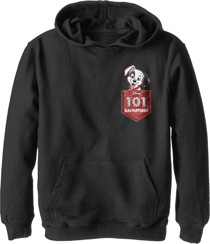Disney Unisex Kinder Pocket Puppy Hoodie, Schwarz, XL