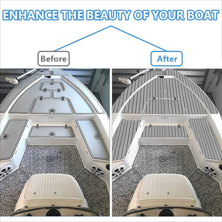 SenMore Synthetisches Teak-Boot, Eva-Schaumstoff, für Boote, Marine, Yacht, Dekoration von Yachtböde