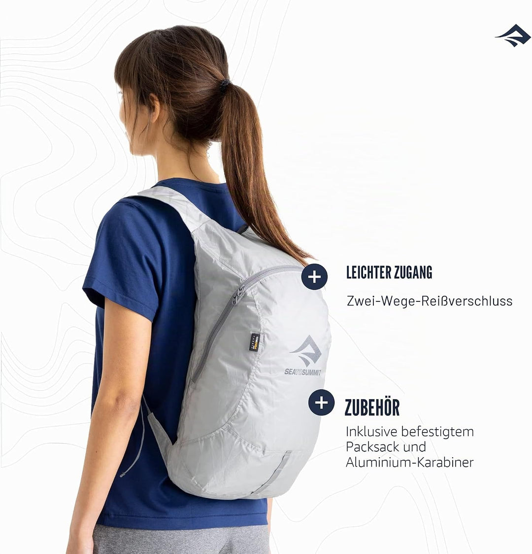 Sea to Summit Ultra-Sil Rucksack 20 Litros Blau (Blue Atoll), 20 Litros Blau (Blue Atoll)