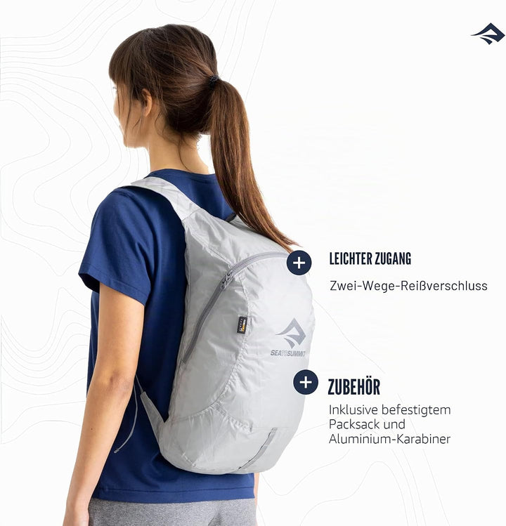 Sea to Summit Ultra-Sil Rucksack 20 Litros Blau (Blue Atoll), 20 Litros Blau (Blue Atoll)