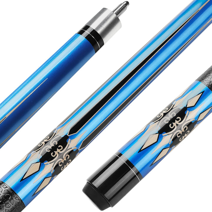 Billard Queue 18 19 20 21 oz, 58" Pool Queue Sticks 13mm Spitzen für Professionelle Billardspieler,