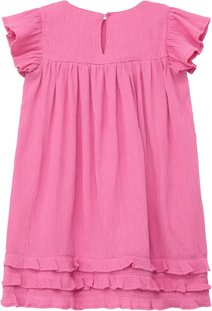 s.Oliver Mädchen Kleid mit Rüschen, 98