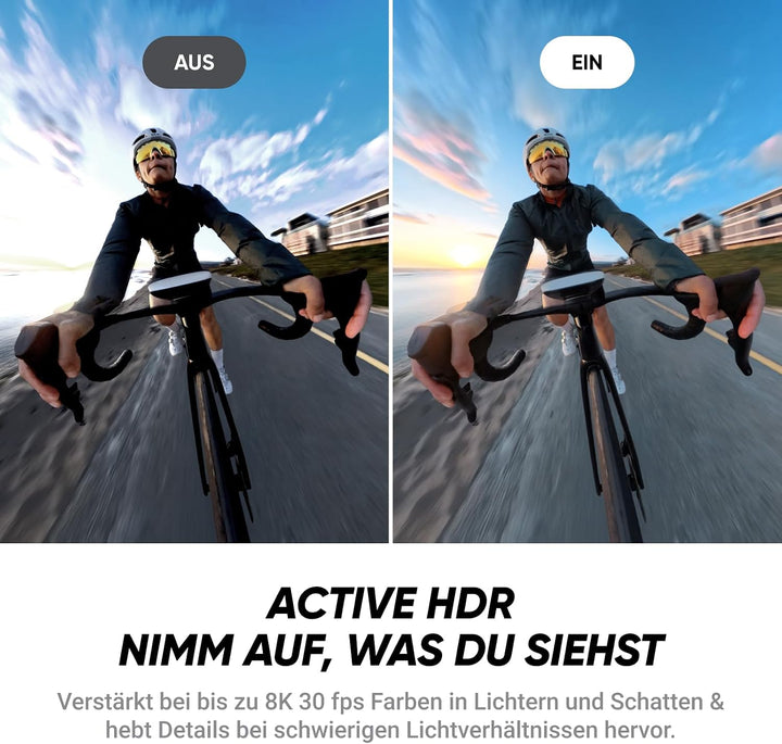 Insta360 X4 Air – 165 g leichte 8K 360 Actionkamera, Unsichtbarer Selfie-Stick, austauschbare Linsen