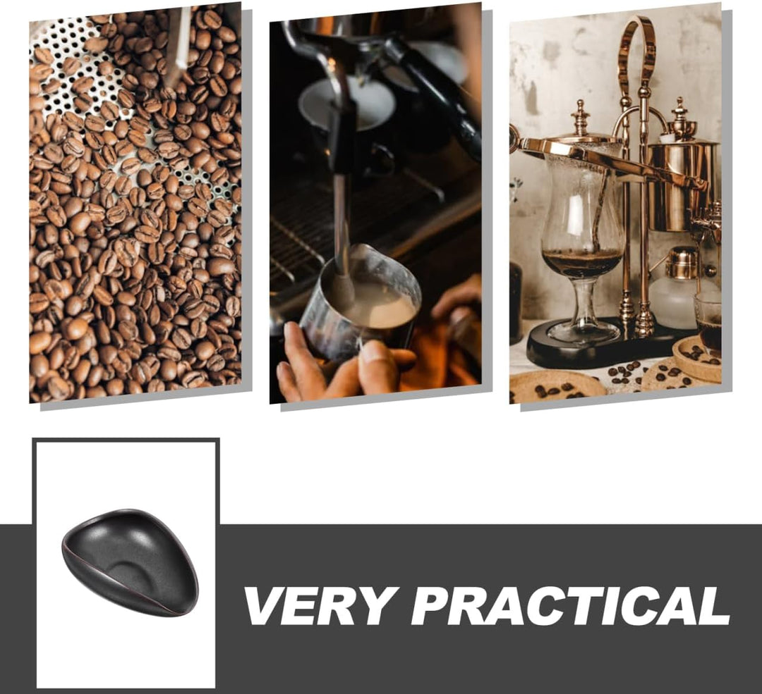 Cabilock Keramik Kaffeebohnenschale 10.5X7.5X3.5Cm Wiegeschale Für Kaffeebohnen Und Kaffeepulver Dos