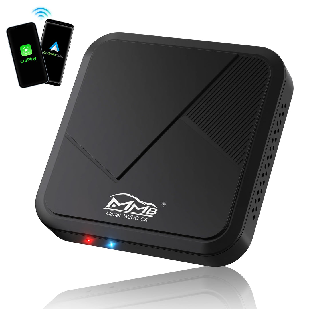 Wireless Apple CarPlay, 2-in-1 Zweikanal, Android Autoadapter, BT5.2, 5,8 GHz WLAN, Für iPhone Und A