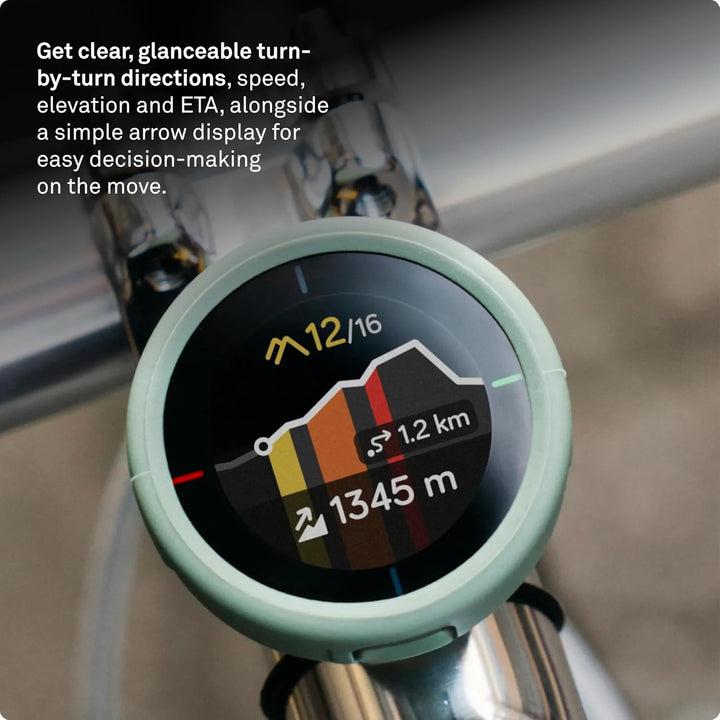 Beeline Velo 2 Navigationsgerät Ø46,4mm für Fahrrad + universelle Lenkerhalterung | Fahrrad