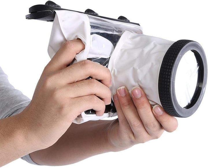 20M Unterwasser Unterwassergehäuse Tasche für DSLR Kameras, Universal Kamera Unterwassergehäuse Unte