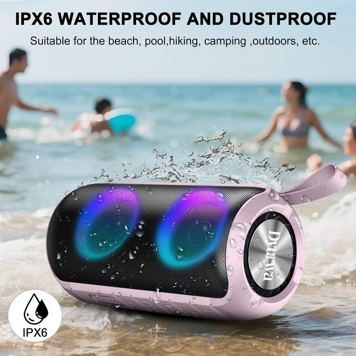 Lautsprecher für den Aussenbereich Starker Stereosound Bluetooth Lautsprecher Rosa, Rosa