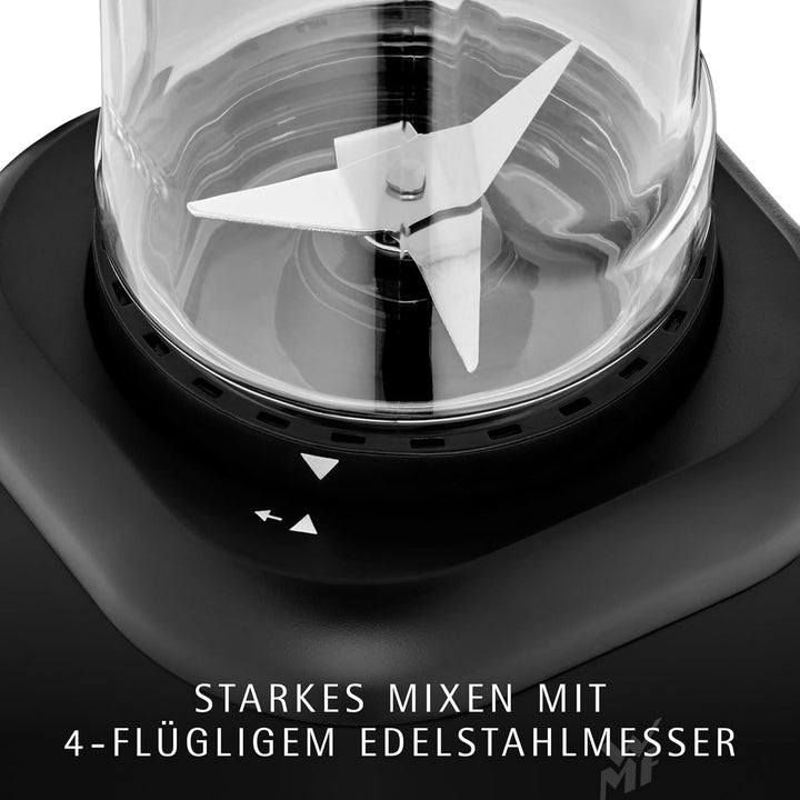 WMF Kult X Mix & Go – Smoothie Maker & Mixer to Go, kompakter Standmixer 300 W mit 0,6 L Tritan-Flas