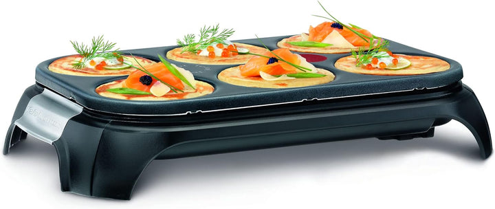Tefal Crep Party Edelstahl & Design PY558813 - Pfannkuchen- und Antihaftbeschichtung aus Edelstahl m