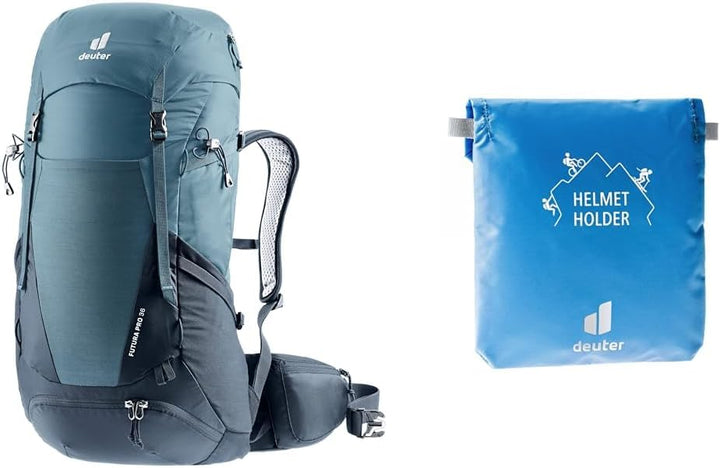 deuter Futura Pro 36 Wanderrucksack, Bundle mit Helmhalterung