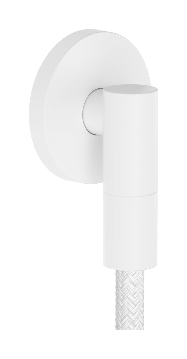 hansgrohe FixFit Fine S - Schlauchanschluss Dusche, universaler Wandanschluss mit Rückflussverhinder