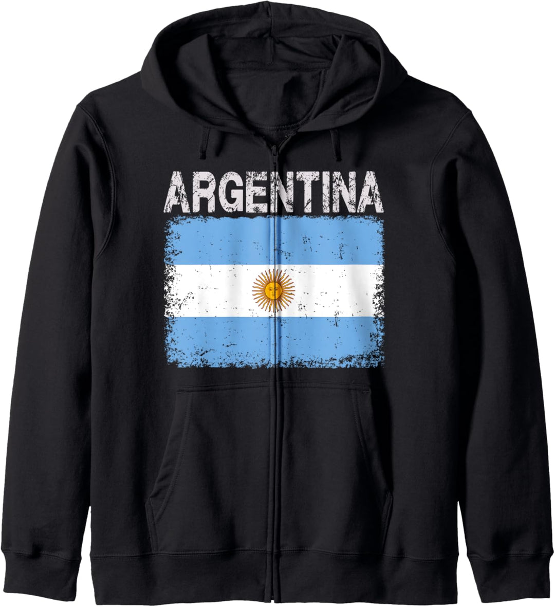 Vintage Argentinien Flagge Argentinien Stolz Kleidung Sport Trikot Kapuzenjacke