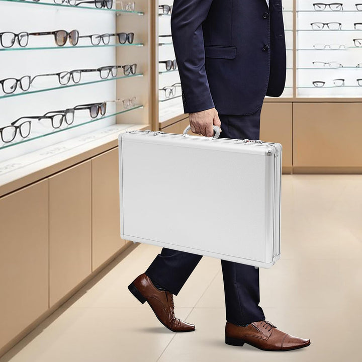 Optometrie-Set 266 Testlinsen Metall-Messbrille mit Prismen Refraktion für Klinik Optiker Sehtest MR