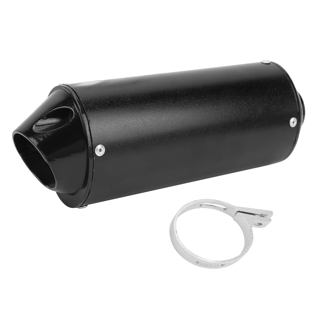 Powersports Schalldämpfer Auspuff 32 Mm 1,3 Zoll Auspuff Schalldämpfer Schwarz für 90 110 125 150 16