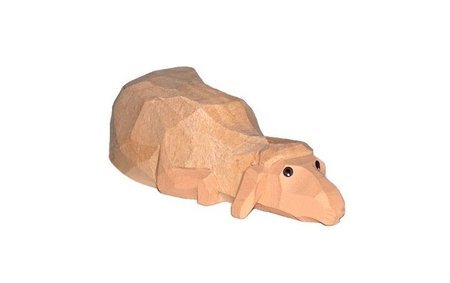 Lotte Sievers-Hahn Krippenfigur Schaf liegend hell Baumwollbeutel
