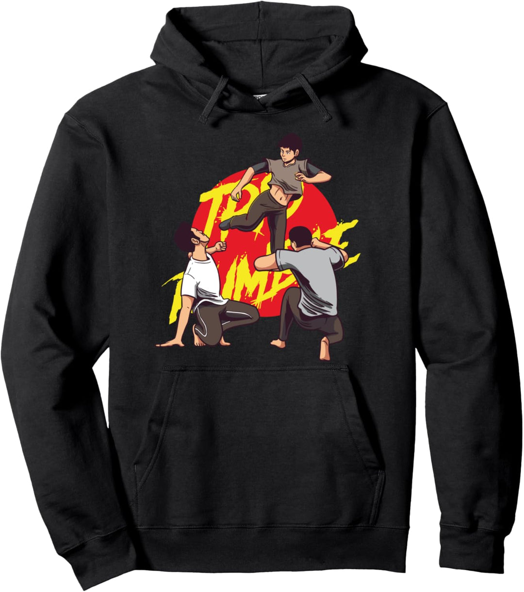Kampfsport auf der Strasse Geschenk Pullover Hoodie