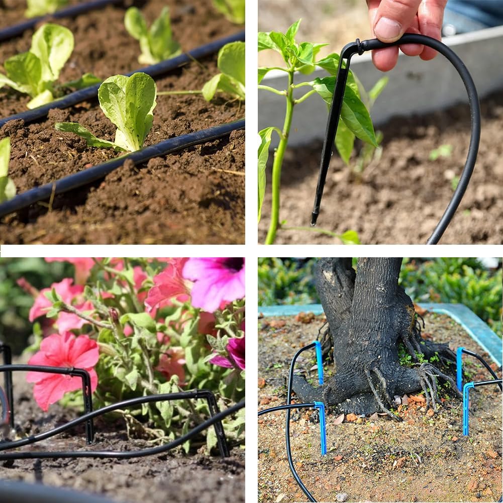 Joyzan Gartenbewässerungsrohr, Tropfbewässerungsschlauch PVC-Schlauch Micro Drip Verbindungsrohr Gar
