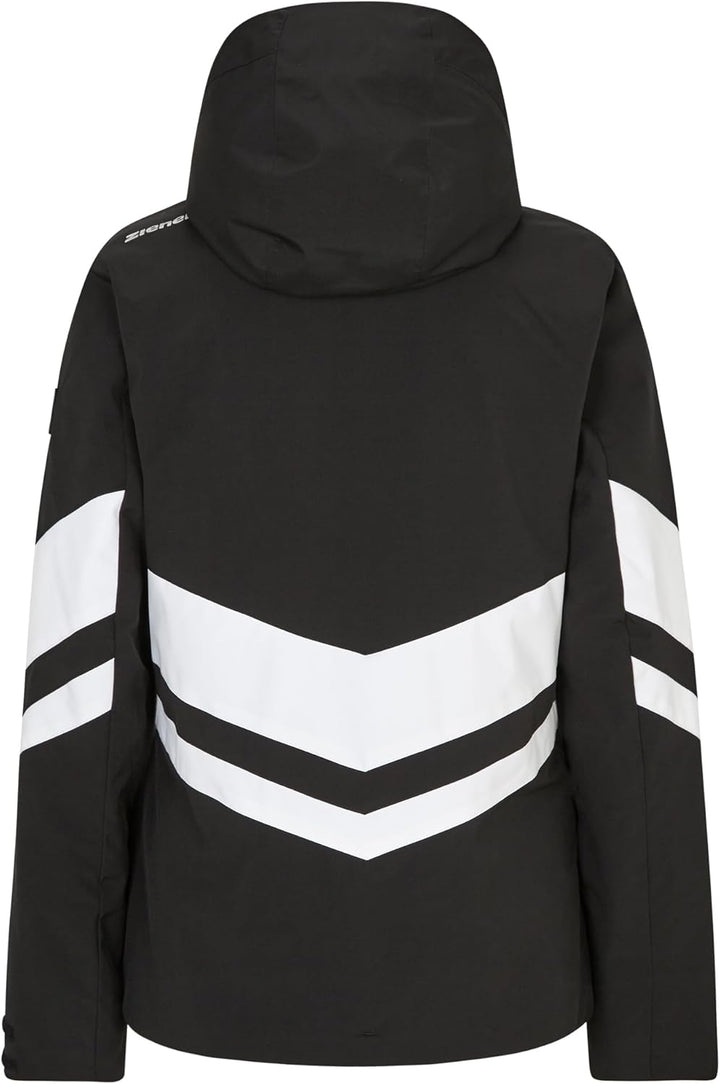 Ziener Damen Telia Ski-Jacke/Winter-Jacke | warm, atmungsaktiv, wasserdicht (1er Pack) 36 Schwarz, 3