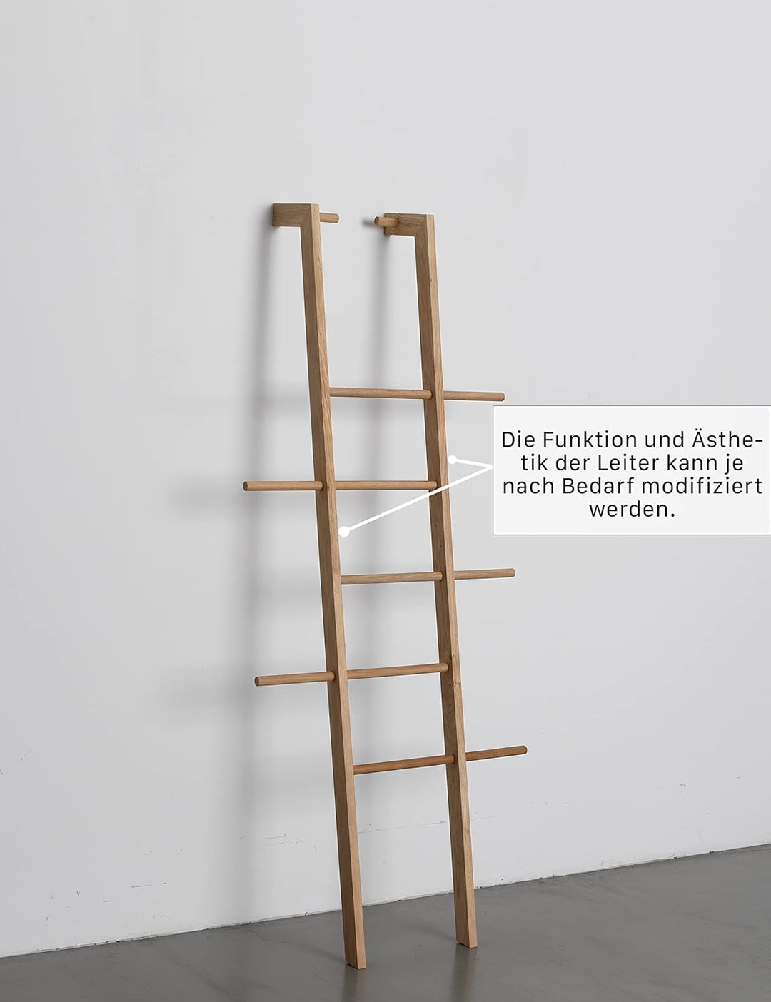 Kleiderleiter & Kleiderständer Holz, Handtuchleiter & Handtuchhalter aus Massivholz, Designer Holzle