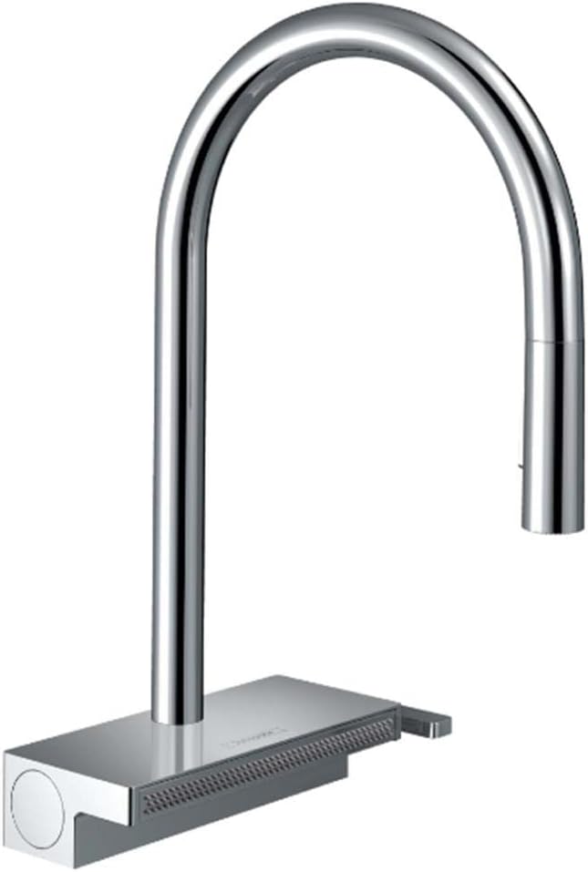 hansgrohe Küchenarmatur Aquno Select M81 (Wasserhahn Küche, Schlauchbox und Abtropfsieb, 360° schwen