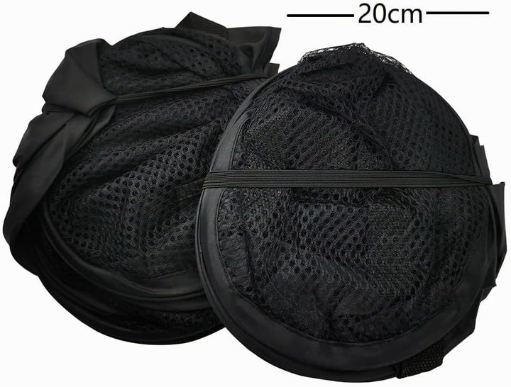 2 Stück Faltbarer Wäschekorb 36 * 36 * 56 Cm, Wäschekorb Klappbar Wäschetonne mit Henkel, Wäschebox