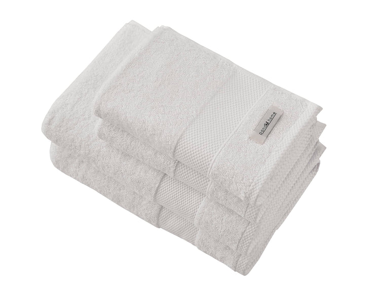 PandaHome Handtuch Set aus Baumwolle - 2 Badetucher, 2 Handtücher - 100% Baumwolle Towel, Schnelltro