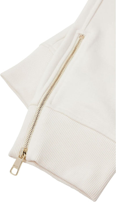 BOSS Damen C_ecargo Jersey-Trousers, Open White