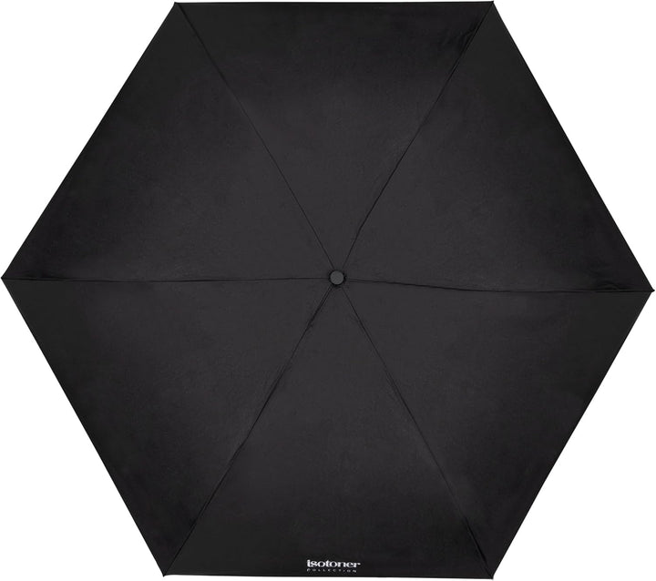 Isotoner Regenschirm Damen X-tra, stabil, automatisches Öffnen und Schliessen, Schwarz, one size, Sc