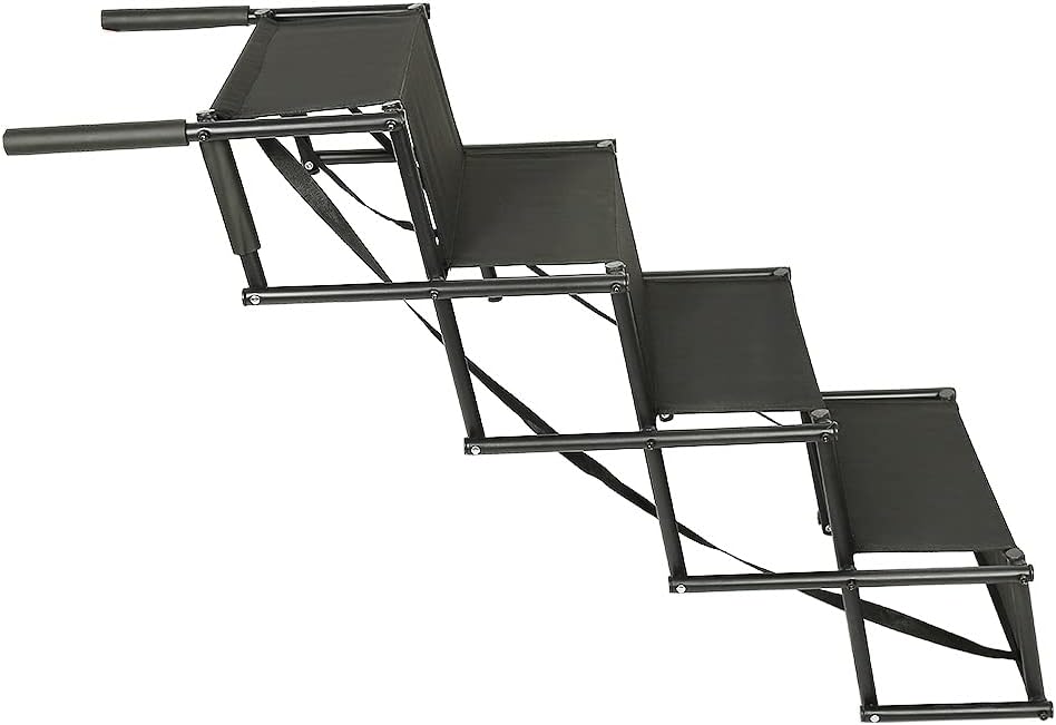 Hundetreppe Auto Klappbar, Gelenkschonende Hunderampe Auto Rampe für kleine & grosse Hunde, Bis 80 k