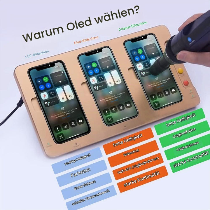 EFAITH für iPhone X Display OLED Ersatz Bildschirm 5,8" Full HD 3D Touchscreen Digitalisierer mit Re