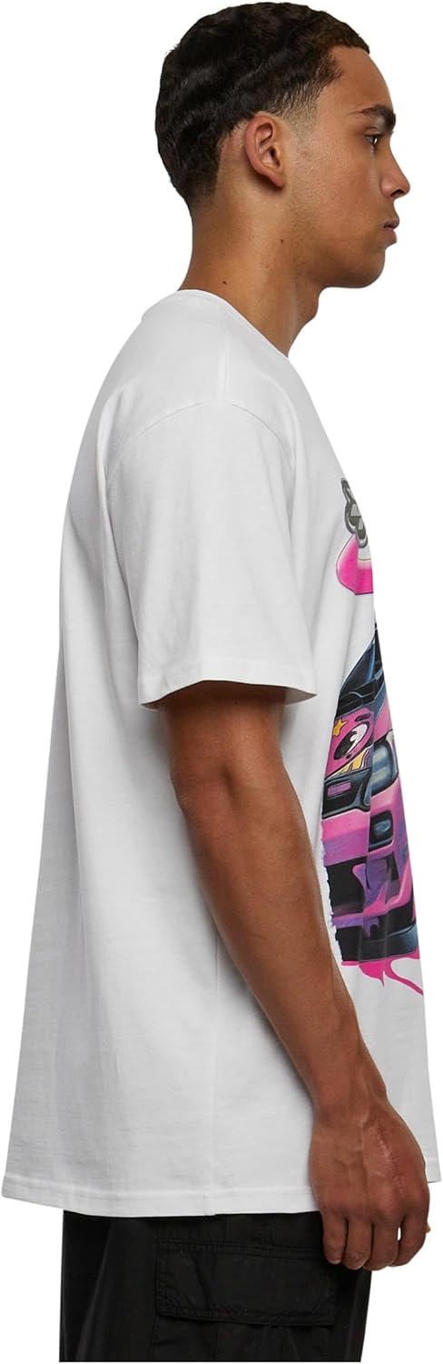 Mister Tee Herren Speed Heavy Oversize Tee S Weiss, S Weiss