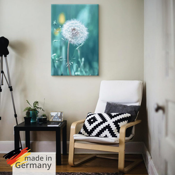 ARTland Leinwandbilder Wandbild Bild auf Leinwand 40 x 60 cm Wanddeko Botanik Mikro Makro Pflanzen B