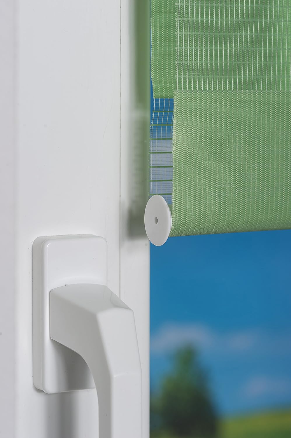 K-home Klemmfix Doppelrollo Madrid ohne Bohren Flieder 90 x 150 cm (B x L), Flieder 90 x 150 cm