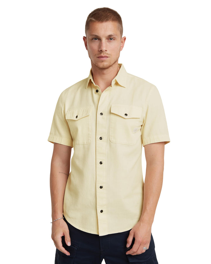 G-STAR RAW Herren Marine Slim Hemd Shirt XS Beige (Ecru Gd D19751-d454-c487), XS Beige (Ecru Gd D197