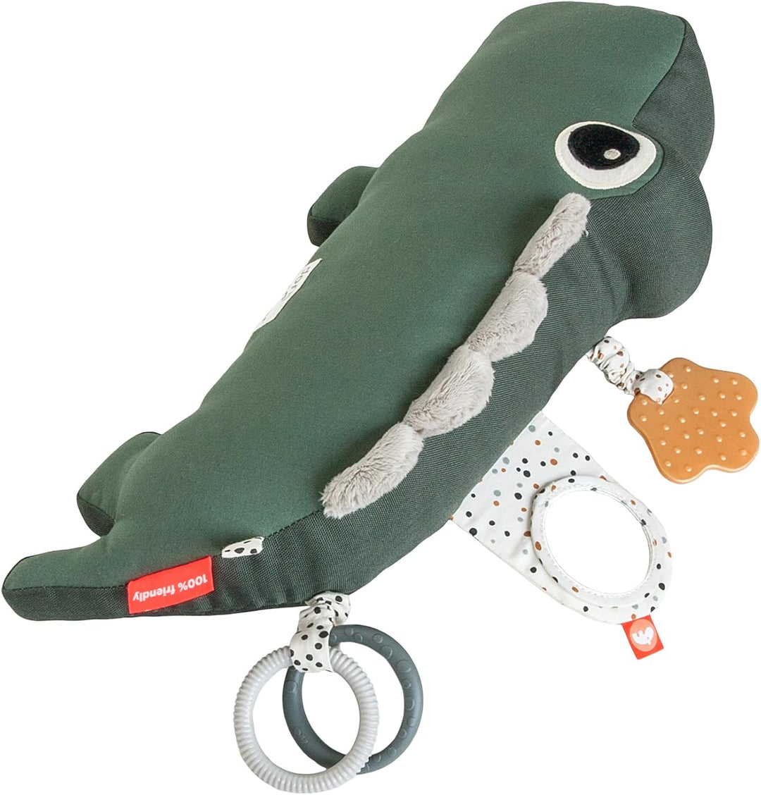 Done by Deer Spielkissen Croco Grün – Bauchzeit Babyspielzeug 0-6 Monate – Aktivitätsspielzeug Lager